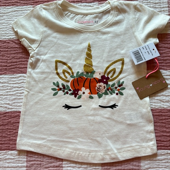 NWT Pumpkin Unicorn T-shirt - Picture 1 of 3